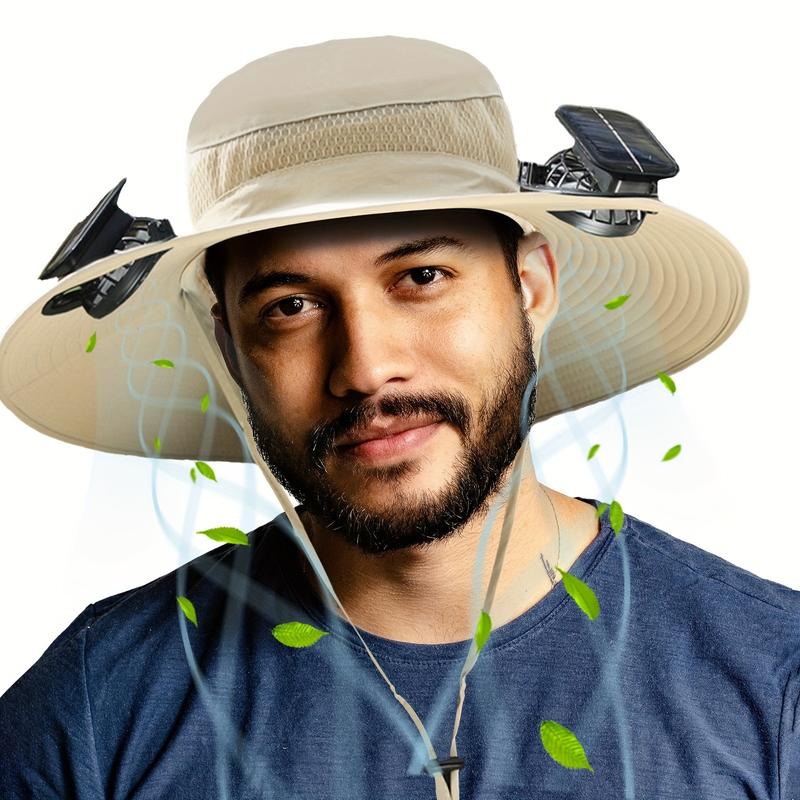 Solar Breeze Hat™ – Sun Protection with Dual Fans