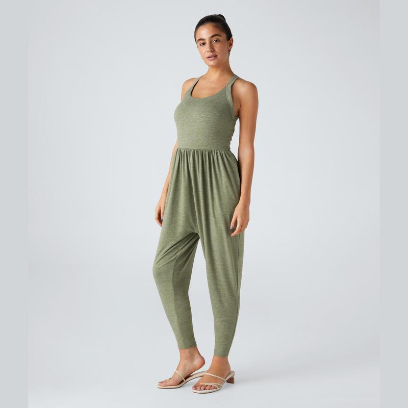 Backless Harem Jumpsuit – Easy On/Off | 11+ Colors
