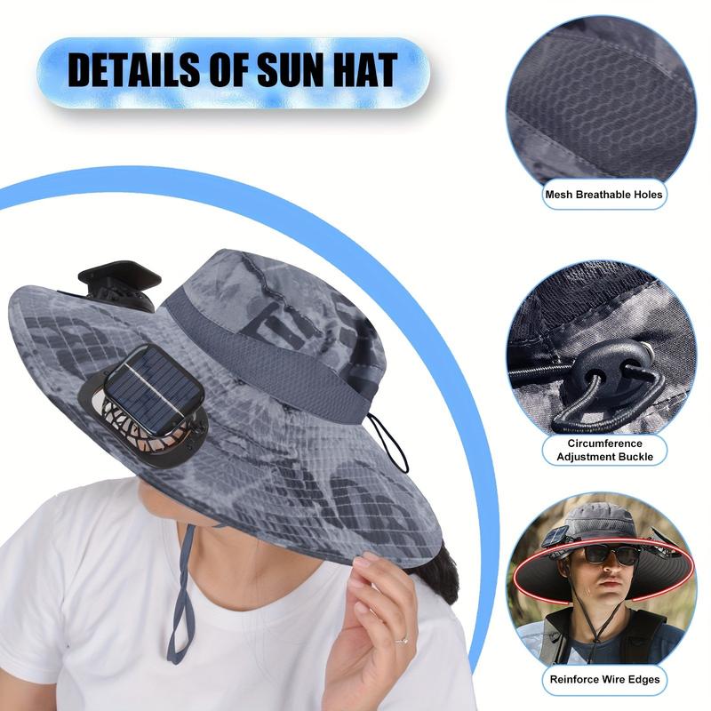 Solar Breeze Hat™ – Sun Protection with Dual Fans