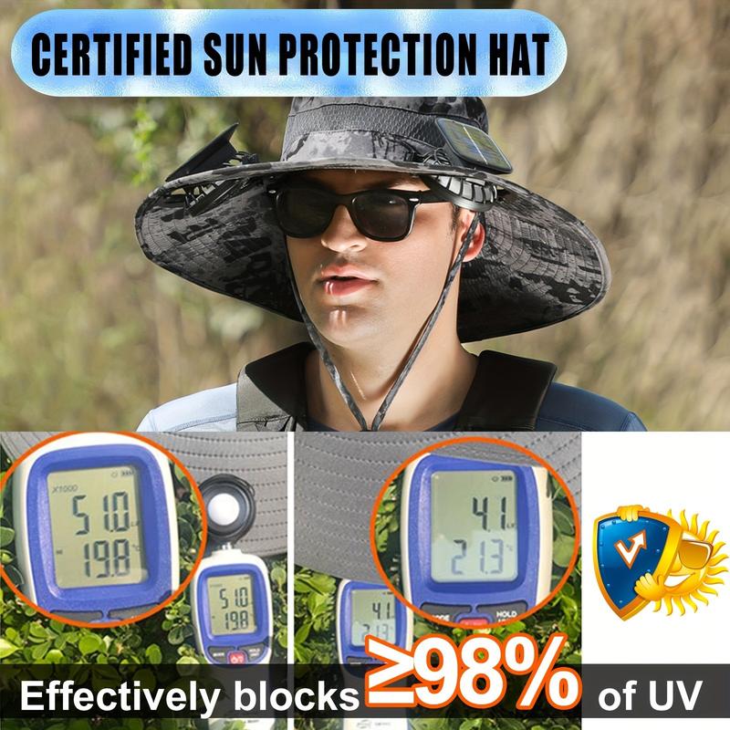 Solar Breeze Hat™ – Sun Protection with Dual Fans