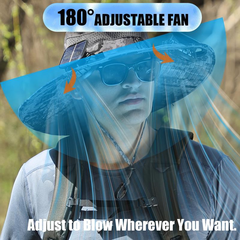 Solar Breeze Hat™ – Sun Protection with Dual Fans