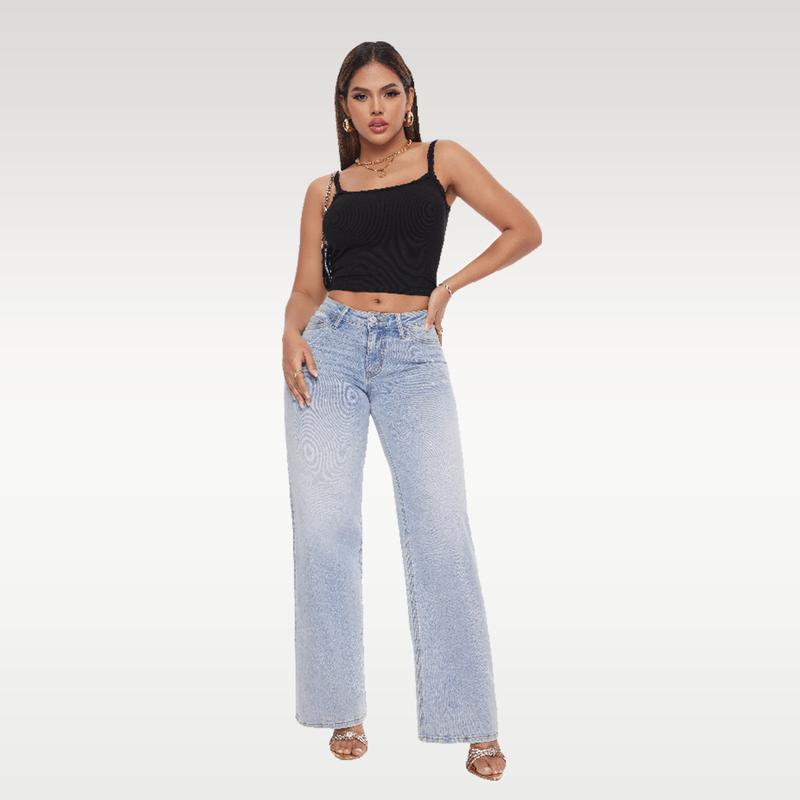 ErgoFit Wide Leg Jeans – Shape & Comfort