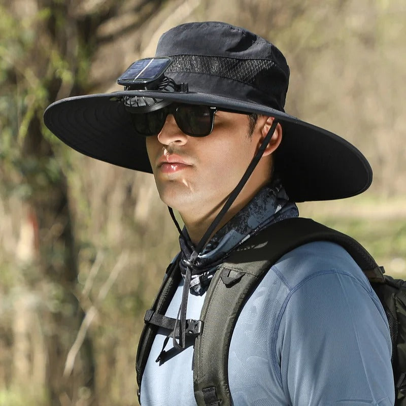 Solar Breeze Hat™ – Sun Protection with Dual Fans