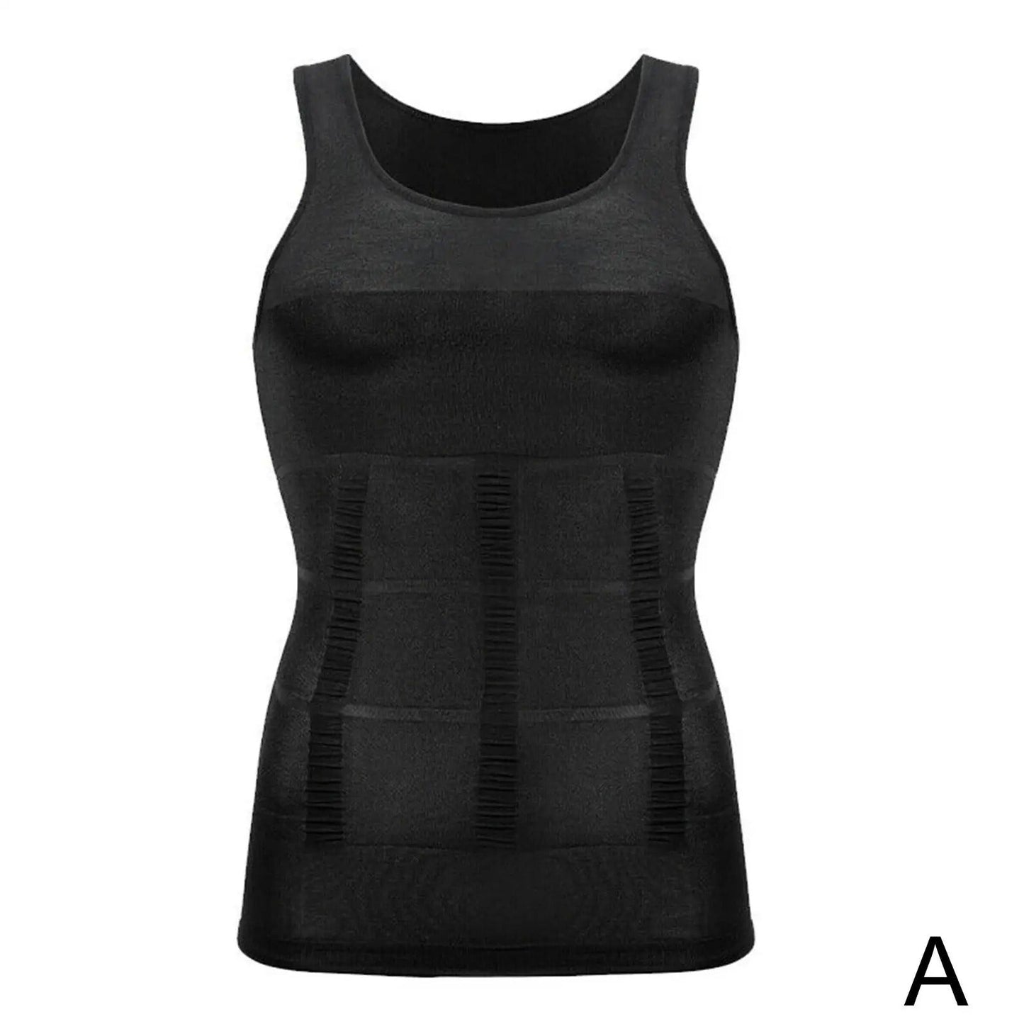 3-Pack Men's Compression Shaping Vests – Slim & Support Instantly