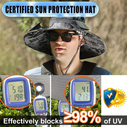 Solar Breeze Hat™ – Sun Protection with Dual Fans