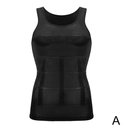 3-Pack Men's Compression Shaping Vests – Slim & Support Instantly
